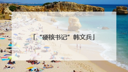 “硬核书记”韩文兵