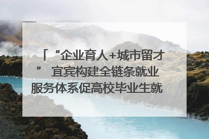 “企业育人+城市留才” 宜宾构建全链条就业服务体系促高校毕业生就业｜您牵挂的四川