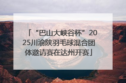 “巴山大峡谷杯”2025川渝陕羽毛球混合团体邀请赛在达州开赛