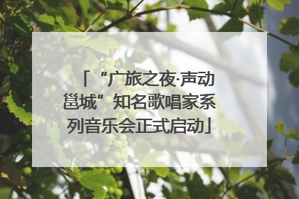 “广旅之夜·声动邕城”知名歌唱家系列音乐会正式启动