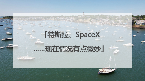特斯拉、SpaceX……现在情况有点微妙