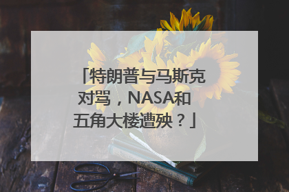 特朗普与马斯克对骂，NASA和五角大楼遭殃？