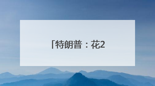 特朗普：花2美元就能飞过去，加州修什么高铁？浪费钱！