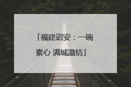 福建诏安：一碗素心 满城温情