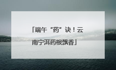 端午“药”诀！云南宁洱药根飘香