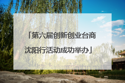 第六届创新创业台商沈阳行活动成功举办