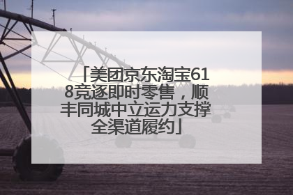 美团京东淘宝618竞逐即时零售，顺丰同城中立运力支撑全渠道履约