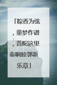 粽香为弦，童梦作谱，普陀这里奏响睦邻新乐章