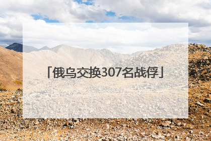俄乌交换307名战俘
