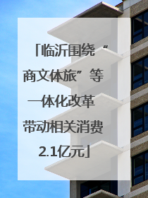临沂围绕“商文体旅”等一体化改革 带动相关消费2.1亿元