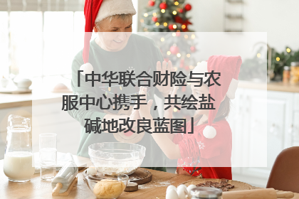 中华联合财险与农服中心携手，共绘盐碱地改良蓝图