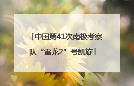 中国第41次南极考察队“雪龙2”号凯旋