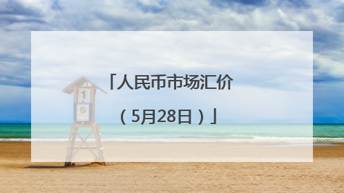 人民币市场汇价（5月28日）