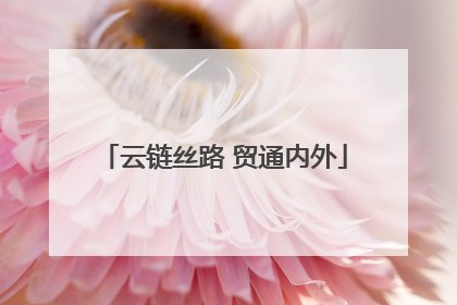 云链丝路 贸通内外