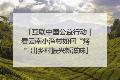 互联中国公益行动｜看云南小渔村如何“烤”出乡村振兴新滋味