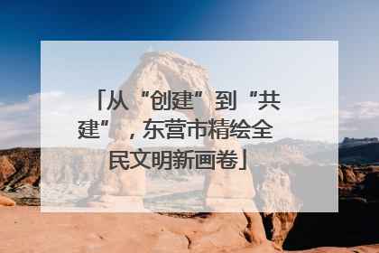 从“创建”到“共建”，东营市精绘全民文明新画卷
