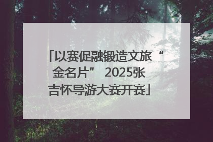 以赛促融锻造文旅“金名片” 2025张吉怀导游大赛开赛
