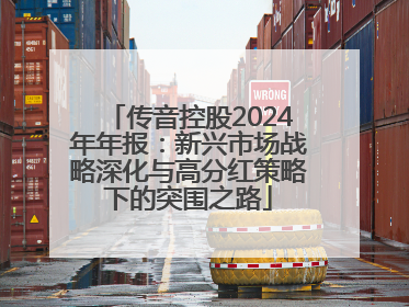 传音控股2024年年报：新兴市场战略深化与高分红策略下的突围之路