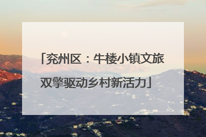 兖州区：牛楼小镇文旅双擎驱动乡村新活力