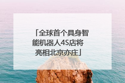 全球首个具身智能机器人4S店将亮相北京亦庄