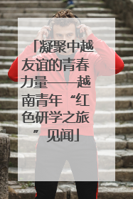 凝聚中越友谊的青春力量——越南青年“红色研学之旅”见闻