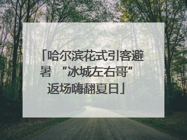 哈尔滨花式引客避暑 “冰城左右哥”返场嗨翻夏日