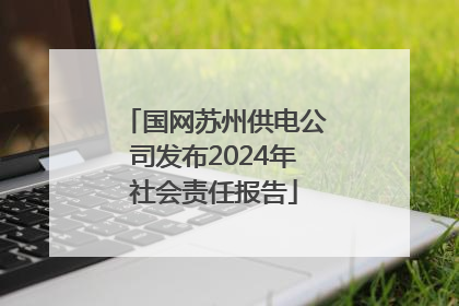 国网苏州供电公司发布2024年社会责任报告