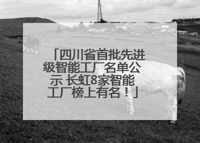 四川省首批先进级智能工厂名单公示 长虹8家智能工厂榜上有名！