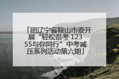团辽宁省鞍山市委开展“轻松备考·12355与你同行”中考减压系列活动第六期