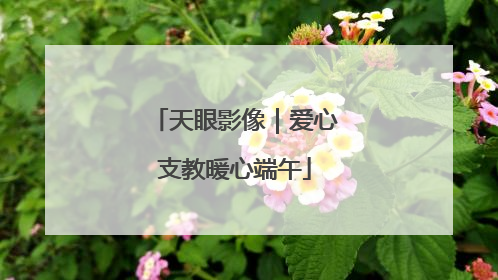 天眼影像｜爱心支教暖心端午
