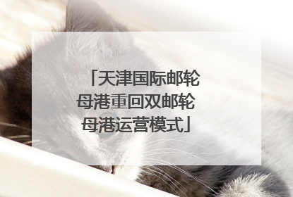 天津国际邮轮母港重回双邮轮母港运营模式