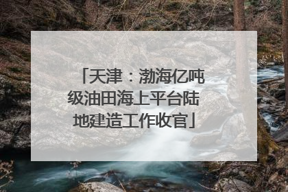 天津：渤海亿吨级油田海上平台陆地建造工作收官