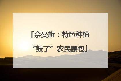 奈曼旗：特色种植“鼓了”农民腰包