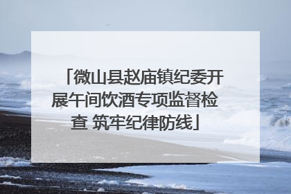 微山县赵庙镇纪委开展午间饮酒专项监督检查 筑牢纪律防线