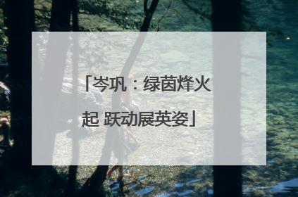 岑巩：绿茵烽火起 跃动展英姿