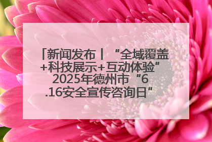 新闻发布丨“全域覆盖+科技展示+互动体验” 2025年德州市“6.16安全宣传咨询日”活动亮点纷呈