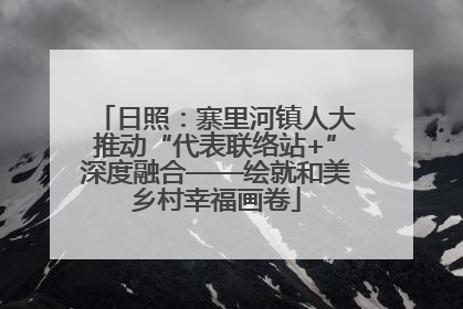 日照：寨里河镇人大推动“代表联络站+”深度融合——绘就和美乡村幸福画卷