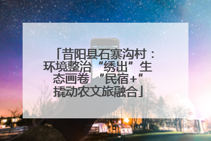 昔阳县石寨沟村：环境整治“绣出”生态画卷 “民宿+”撬动农文旅融合