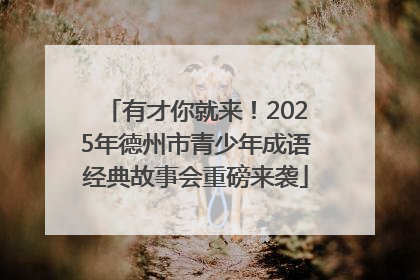 有才你就来！2025年德州市青少年成语经典故事会重磅来袭
