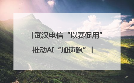 武汉电信“以赛促用”推动AI“加速跑”