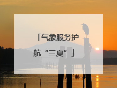 气象服务护航“三夏”