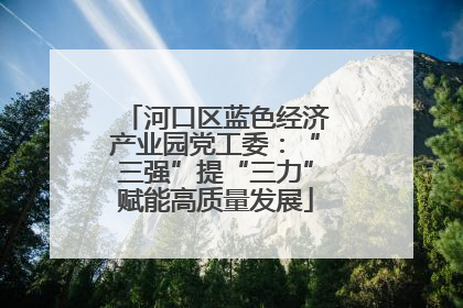 河口区蓝色经济产业园党工委：“三强”提“三力”赋能高质量发展