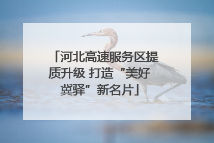 河北高速服务区提质升级 打造“美好冀驿”新名片