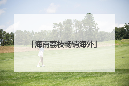 海南荔枝畅销海外