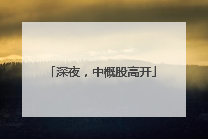 深夜，中概股高开