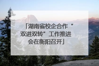 湖南省校企合作“双进双转”工作推进会在衡阳召开