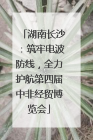 湖南长沙：筑牢电波防线，全力护航第四届中非经贸博览会