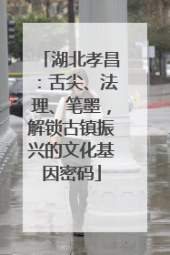 湖北孝昌：舌尖、法理、笔墨，解锁古镇振兴的文化基因密码