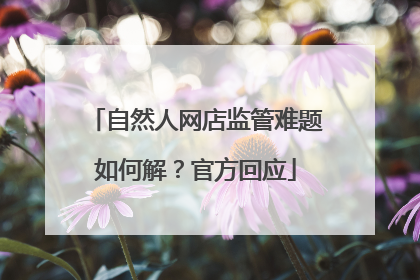 自然人网店监管难题如何解？官方回应