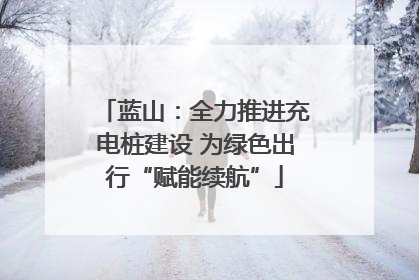 蓝山：全力推进充电桩建设 为绿色出行“赋能续航”
